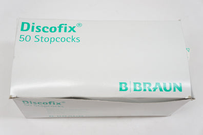 Braun D500 Discofix 4-Way Stopcock Blue - Box of 50